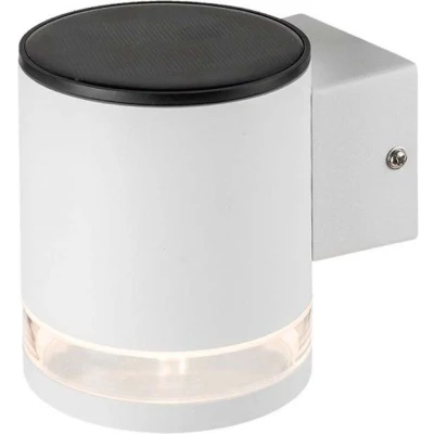 Afbeelding van V TAC VT 1139 W Wandlamp op zonne energie IP44 Witte behuizing 70 Lumen 3000K