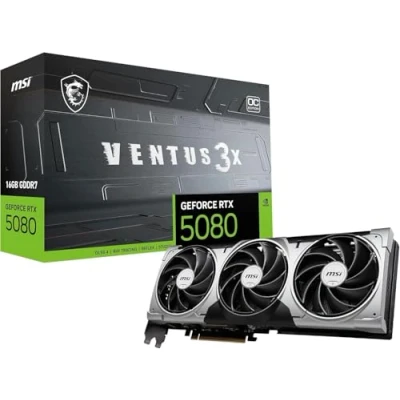 Afbeelding van MSI GeForce RTX 5080 16G VENTUS 3X OC Videokaart 16GB GDDR7