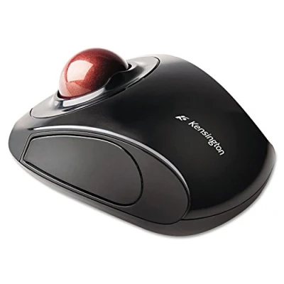 Afbeelding van Kensington Orbit draadloze trackball muis met touch scroll ring (K72352US), zwart