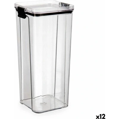 Afbeelding van Voedselopslagcontainer Quid Cocco Transparant Plastic 1,8 L (12 Stuks)