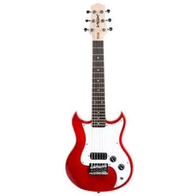 Afbeelding van VOX SDC 1 MINI short scale elektrische reisgitaar, rood