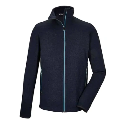 Afbeelding van killtec Heren Gebreid fleecejack/fleecejack met opstaande kraag KOS 328 MN FLX JCKT, dark navy, XL, 41327 000