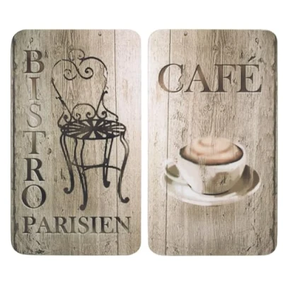 Afbeelding van WENKO Kookplaatdeksel Bistro krasvast (set, 2 delig)