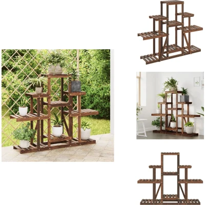 Afbeelding van Bloemenstandaard 110x25x96 cm massief vurenhout