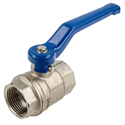 Afbeelding van tecuro messing kogelkraan maat 1/2&quot; DN 15 aan beide zijden binnenschroefdraad
