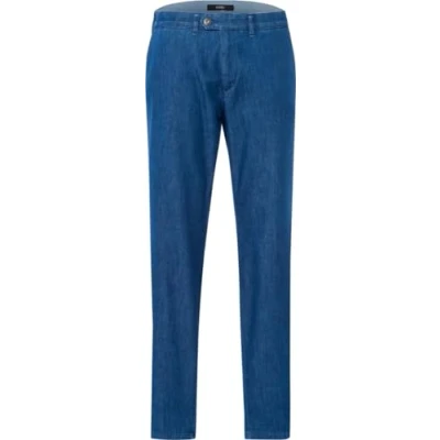 Afbeelding van Eurex Jeans Heren Broek normale fit blauw effen Spijkerbroek