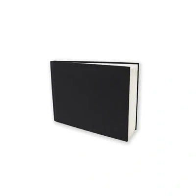 Afbeelding van Artway Studio Casebound A5 Schetsboek Landschap 92 Zijden/46 Pagina&#039;s van 170gsm Cartridge Papier Zwart Hardback