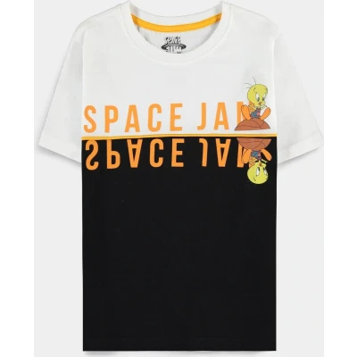 Afbeelding van Space Jam: A New Legacy Tweety Kinder T shirt Kids 158 Zwart/Wit