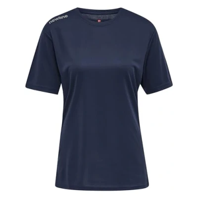 Afbeelding van Newline CORE Function Tshirt print, Dames, Maat: Medium, Black iris