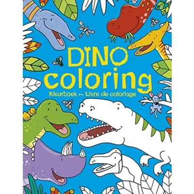 Afbeelding van Uitgeverij deltas kleurboek dino coloring