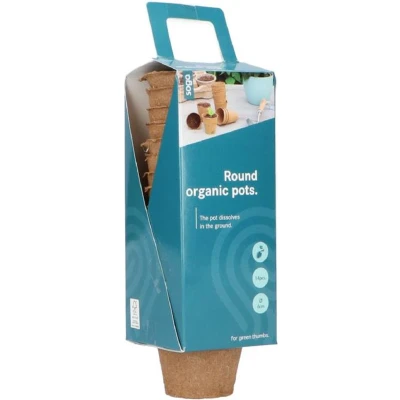 Afbeelding van Turfpotjes 6cm (14) BIO Sogo