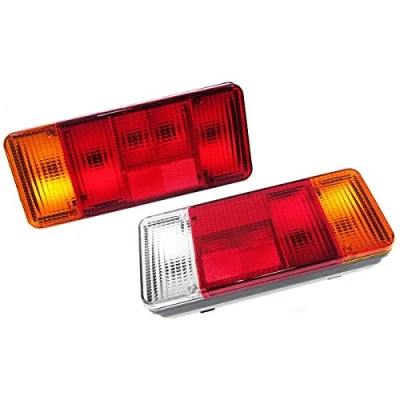 Afbeelding van Mars Tech 2x 12V 24V vrachtwagen auto chassis aanhanger achterlichten achterlicht