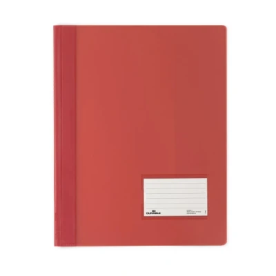 Afbeelding van 25x Durable SNELHECHTMAP DURALUX A4 ROOD