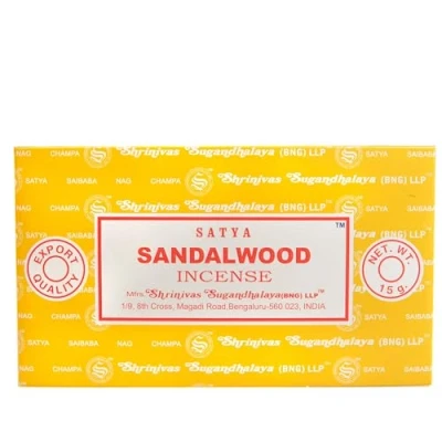 Afbeelding van Satya wierookstokjes, sandelhout, 15 g, 12 verpakkingen