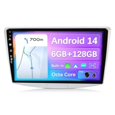 Afbeelding van JOYX autoradio, 6G + 128G, Android 13 IPS geschikt voor Passat B6/B7 Magotan/CC (2010 2018), draadloze CarPlay/Android Auto/DSP, camera en MIC, 10,1 inch 2 Din, DAB stuurbediening,