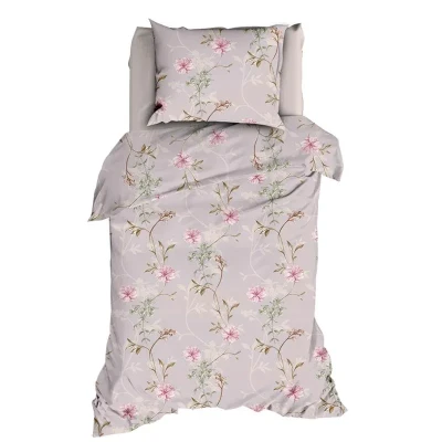 Afbeelding van Satin d&#039;Or Raisa Dekbedovertrek Eenpersoons 140x200/220 cm Rose