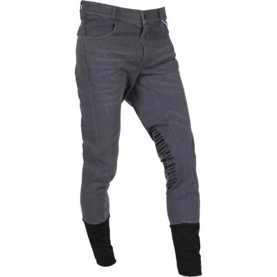 Afbeelding van Mondoni Lorenzo Jeans KG Heren rijbroek grijs maat:50