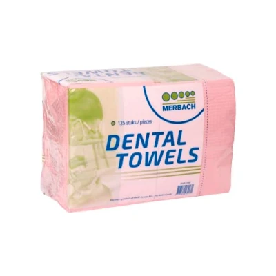 Afbeelding van Dental Towels Rose 125 stuks; Table Towel; Nagel Styling; Pedicure
