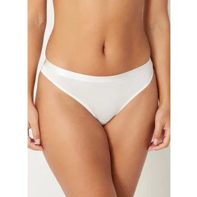 Afbeelding van BOSS Thong String, Dames, Maat: Small, Open white