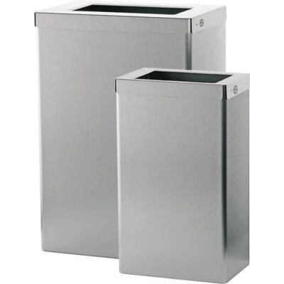 Afbeelding van SanTRAL afvalbak open 50l RVS