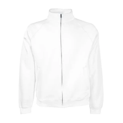 Afbeelding van Fruit Of The Loom Heren Premium 70/30 Sweatshirt Met Volledige Ritssluiting (Wit)