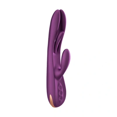 Afbeelding van HoneyPlayBox Terri App controlled Kinky Finger Tapping Rabbit Vibrator Purple