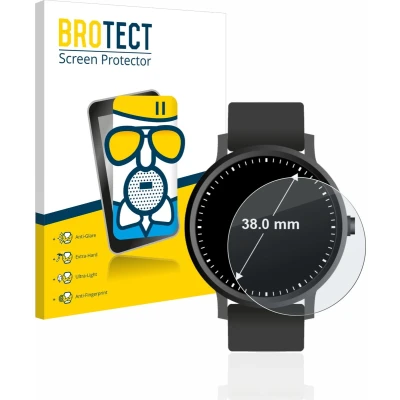 Afbeelding van BROTECT Screenprotector voor Horloges (Rond, ø: 38 mm) Folie Beschermfolie Beschermglas matte