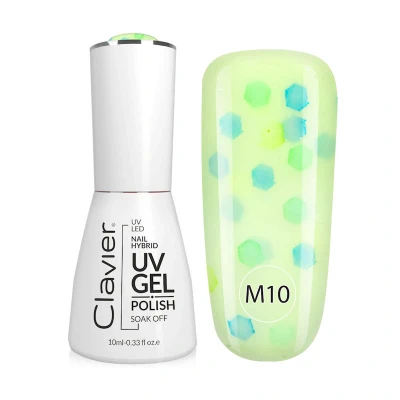 Afbeelding van Clavier UV/LED Hybrid Gellak Luxury 10ml. Multi Flavours Pineapple M10