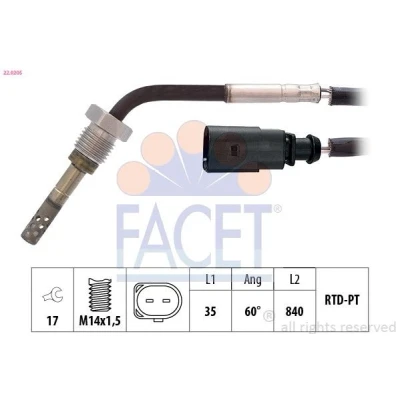 Afbeelding van FACET 22.0205 Sensoren AUDI: A4 B7 Avant