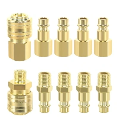 Afbeelding van Persluchtkoppeling, 1/4 inch, BSP snelkoppelingen, persluchtkoppelingen, persluchtslangkoppeling, persluchtaansluiting, persluchtadapter, luchtcompressorfittingen, snelaansluiting voor slangfitting