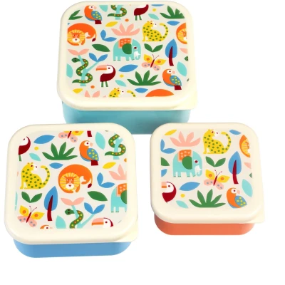 Afbeelding van Rex london snackdoosjes wild wonders 3st