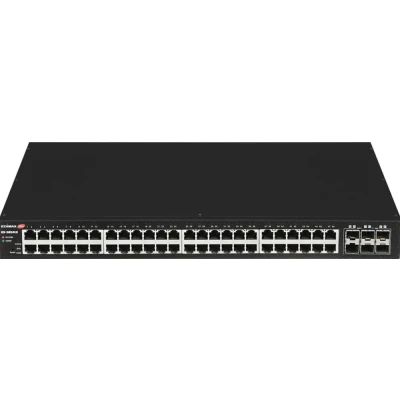 Afbeelding van edimax Switch Pro 54x GE GS 5654LX (54 Havens), Netwerkschakelaar, Zwart