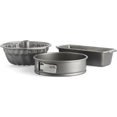 Afbeelding van KitchenAid bakset 3 delig gealuminiseerd staal anti aanbak PFAS vrij