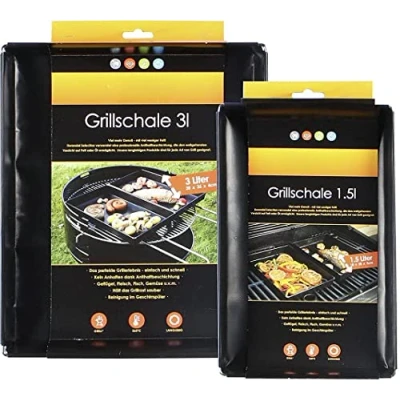 Afbeelding van Ovenschotel alternatief voor de oven, ovenvorm geschikt bijna alle ideaal koken en bakken, grillaccessoires (Grillpan 1,5 L) (Set 1,5L 3L)