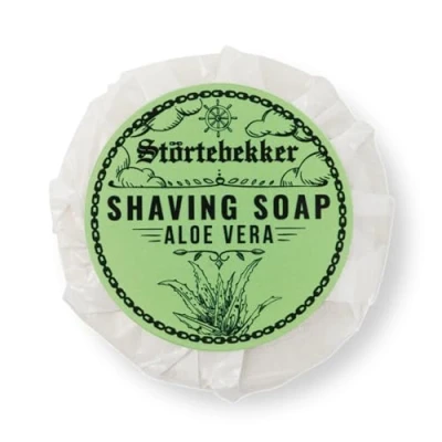 Afbeelding van NIEUW: Störtebekker® Premium scheerzeep Aloë Vera handgemaakte zeep voor zuinig scheerschuim perfect het scheren met scheermes &amp; veganistische dames heren 70g