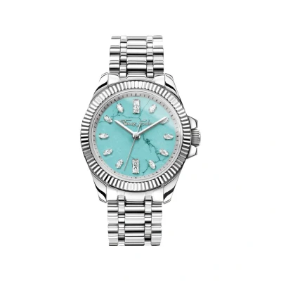Afbeelding van Thomas Sabo WA0435 201 209 Polshorloge Dames Kwarts Divine Jewelry Stone