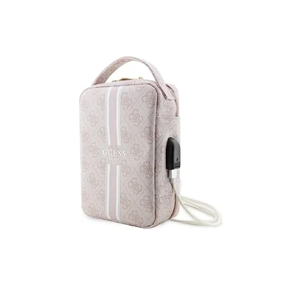Afbeelding van GUESS, USB reistas Stripe 4G model, Roze