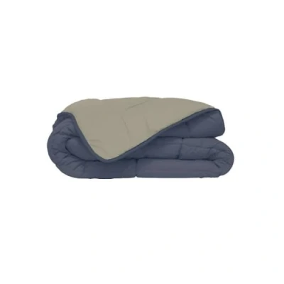 Afbeelding van Poyet Motte Calgary Quilt Polyester Olie/Putty, polyester, Pétrole/Mastiek, 240x220x1 cm