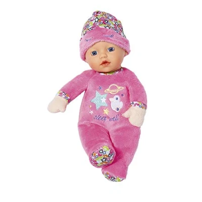Afbeelding van BABY born Sleepy 30 cm Doll Small &amp; Soft Easy For Hands, Creative Play Promotes Empathy Social Skills, Newborns Includes Night Cap