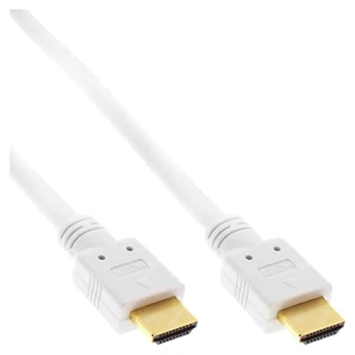 Afbeelding van HDMI kabel versie 2.0 (4K 60Hz + HDR) CU koper aders / wit 2 meter