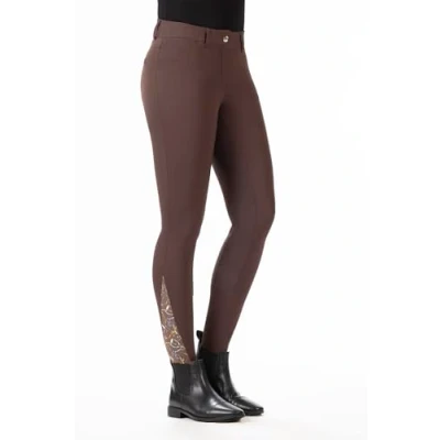 Afbeelding van HKM Rijbroek Allure met Alos Zitvlak Cranberry 48