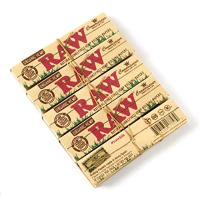 Afbeelding van 96x RAW Classic Hennepkenner Kingsize Slim Rolling Papers + Tips 4 Dozen