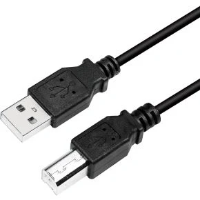 Afbeelding van LogiLink CU0007B USB kabel 2 m 2.0 A B Zwart