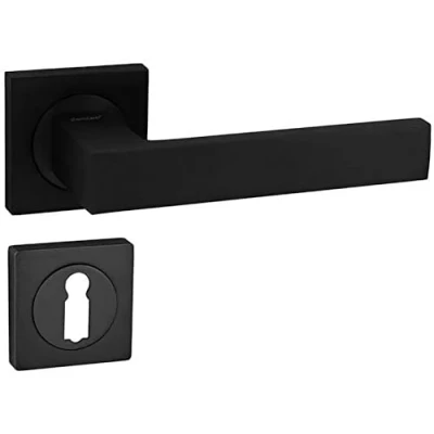 Afbeelding van domino Deurgreep QUBIK QR BLACK BB Buntbart