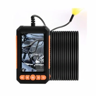 Afbeelding van Focenat Endoscoopcamera met licht, inspectiecamera, kanaalcamera, IP67 waterdichte buiscamera, 1080p HD digitaal, 2000 mAh, 5 m halfstijve kabel, telescopische camera, slangencamera