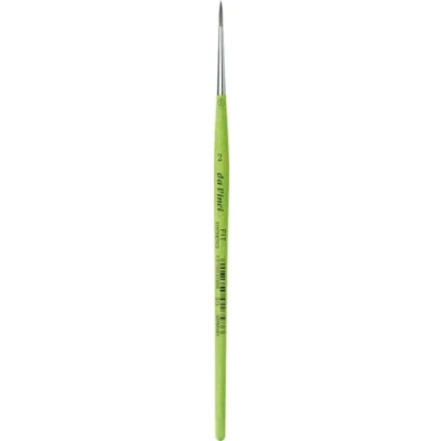 Afbeelding van da Vinci Student Series 373 Fit voor school en hobby kwast, rond, elastisch synthetisch met groen mat handvat, maat 2
