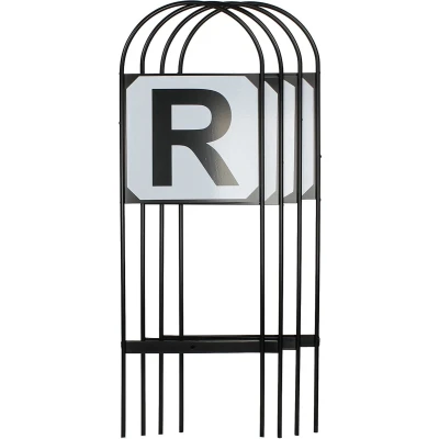 Afbeelding van Premiere Manegeletters R V P S One Size Zwart