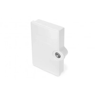 Afbeelding van DIGITUS FTTH Outdoor Verdeelkast voor 2x SC/Simplex of LC/Duplex IP65 beschermingsklasse 2 PG13.5 kabelinvoeren afsluitbaar geïntegreerde splicehouder grijs