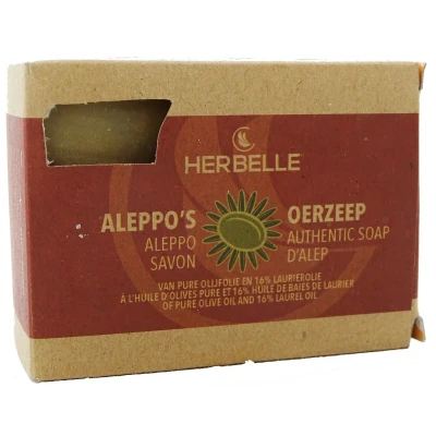 Afbeelding van Herbelle Aleppo&#039;s Oerzeep met Olijf en Laurier 180g