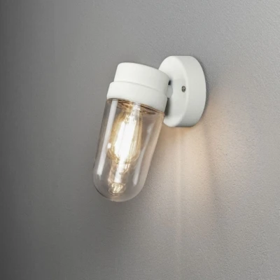 Afbeelding van KonstSmide Landelijke buitenlamp Vega wit 429 250